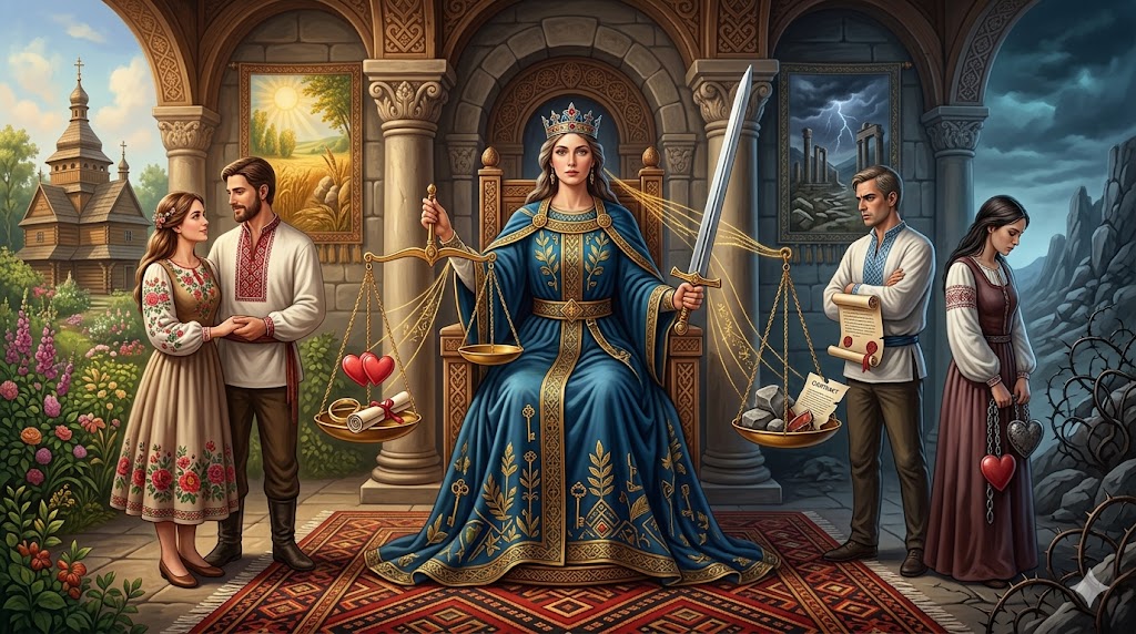 Влияние 8-й арканы на отношения и семейную жизнь