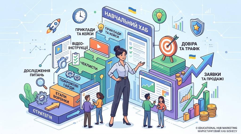 Створення навчального хабу для залучення цільової аудиторії Створення навчального хабу для залучення цільової аудиторії