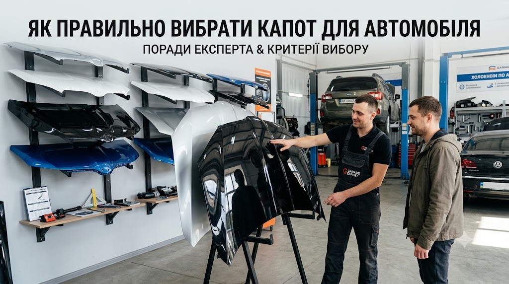 Як правильно вибрати капот для автомобіля Як правильно вибрати капот для автомобіля